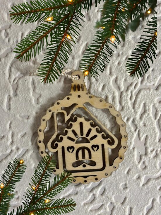 Ziemassvētku dekors "Mājiņa"